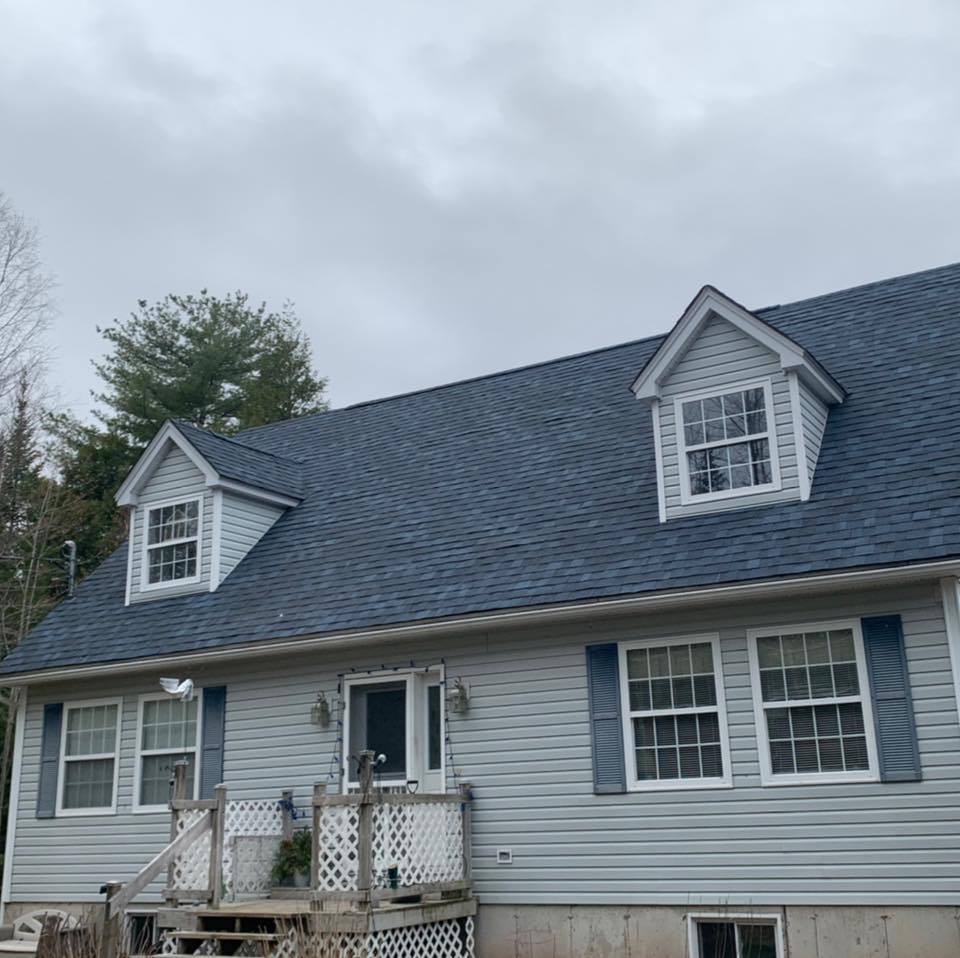 Completed roofing project